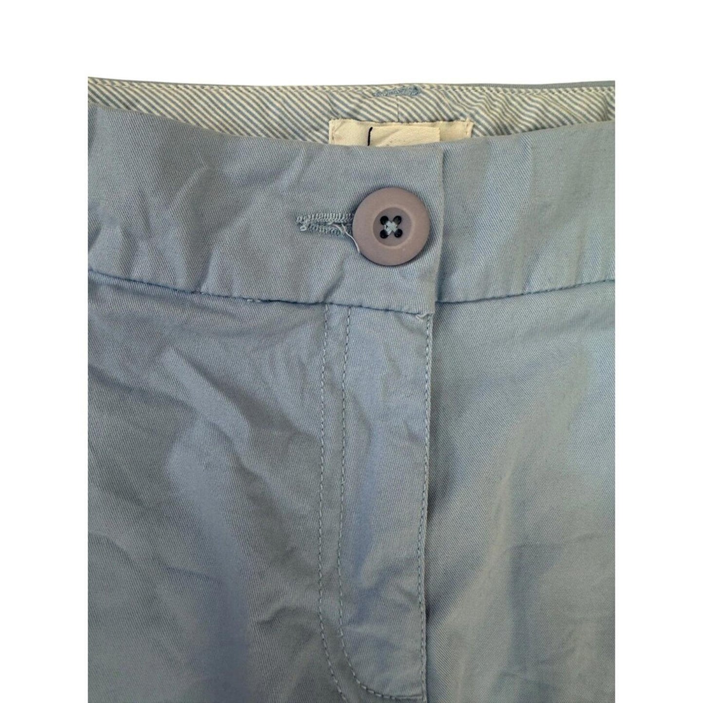 Crown Ivy Shorts Size 6 Chino Classic Periwinkle Light Blue Caroline Solid Style