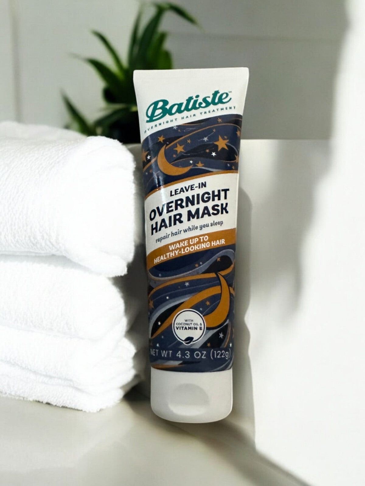 Batiste Overnight Deep Conditioning Leave In Hair Repair Mask 4.3 Oz