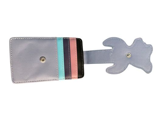 Disney Lilo and Stitch Blue Wallet ID Card Holder Official Licensed