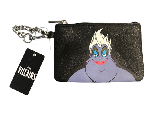 Disney Villains Little Mermaid Ursula Coin Purse Wallet New