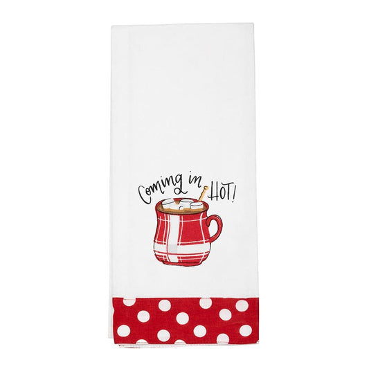 Coming in Hot Tea Towel