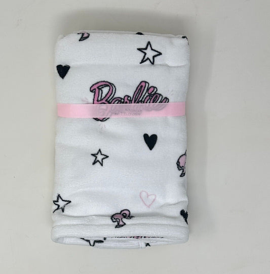 Toallas de mano con corazones y estrellas de Barbie