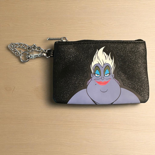 Disney Villains Little Mermaid Ursula Coin Purse Wallet New
