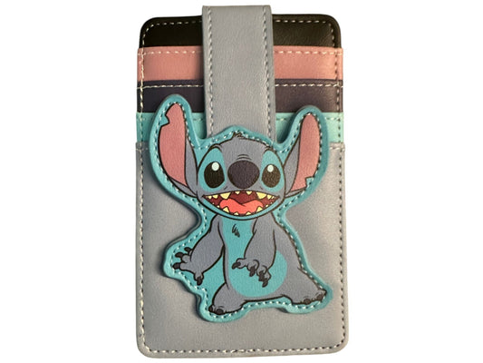 Disney Lilo and Stitch Blue Wallet ID Card Holder Official Licensed