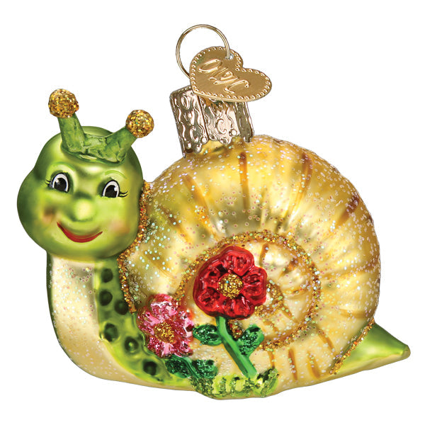 Smiley Snail Ornament