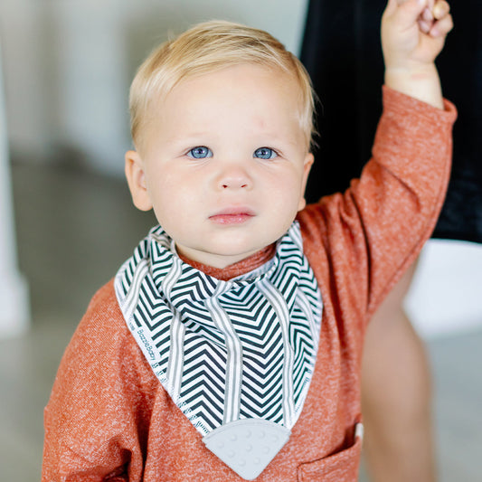 Banda Bib with Teether Attached  - Various Colors