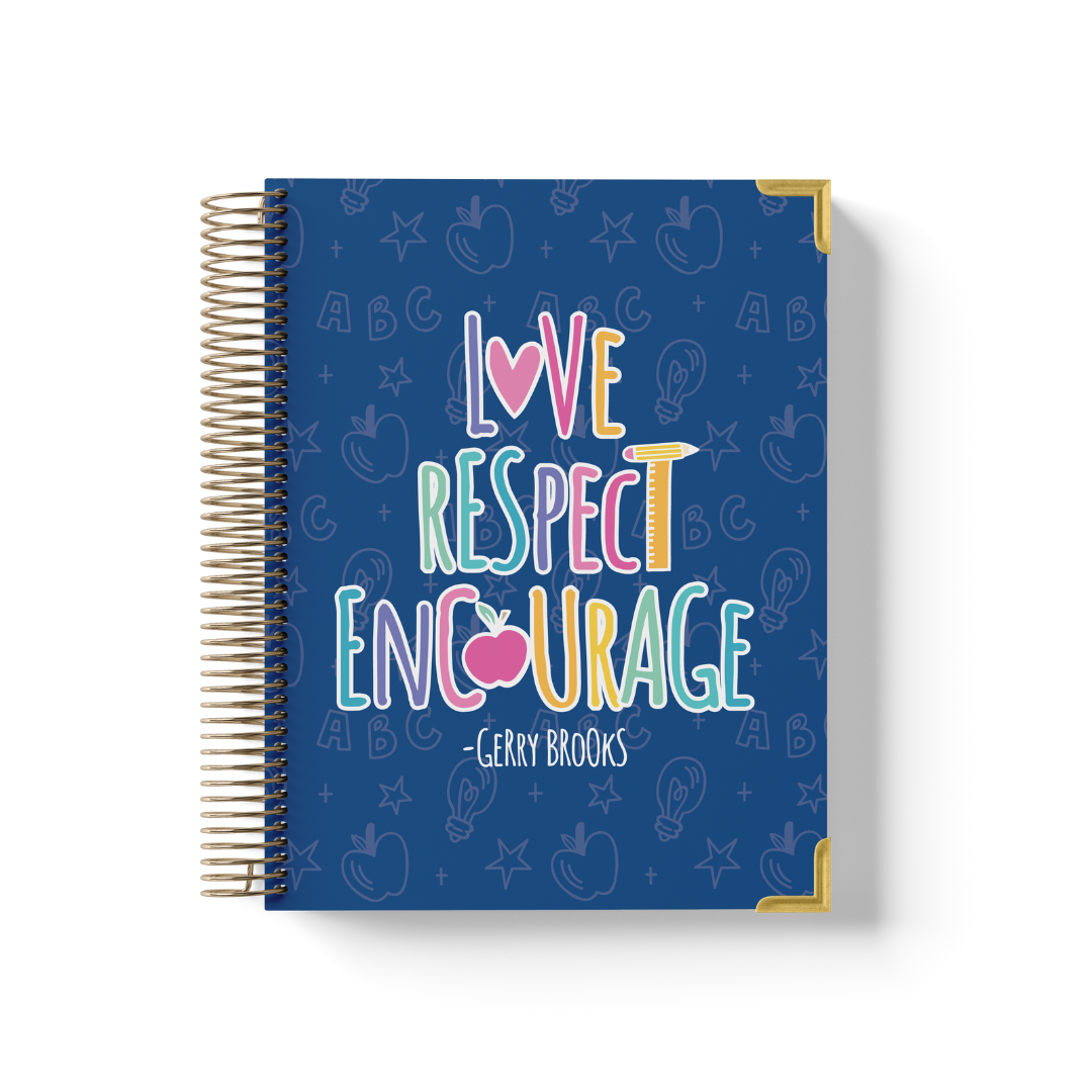 Gerry Brooks Teacher Planner by BERTEAU & Co.