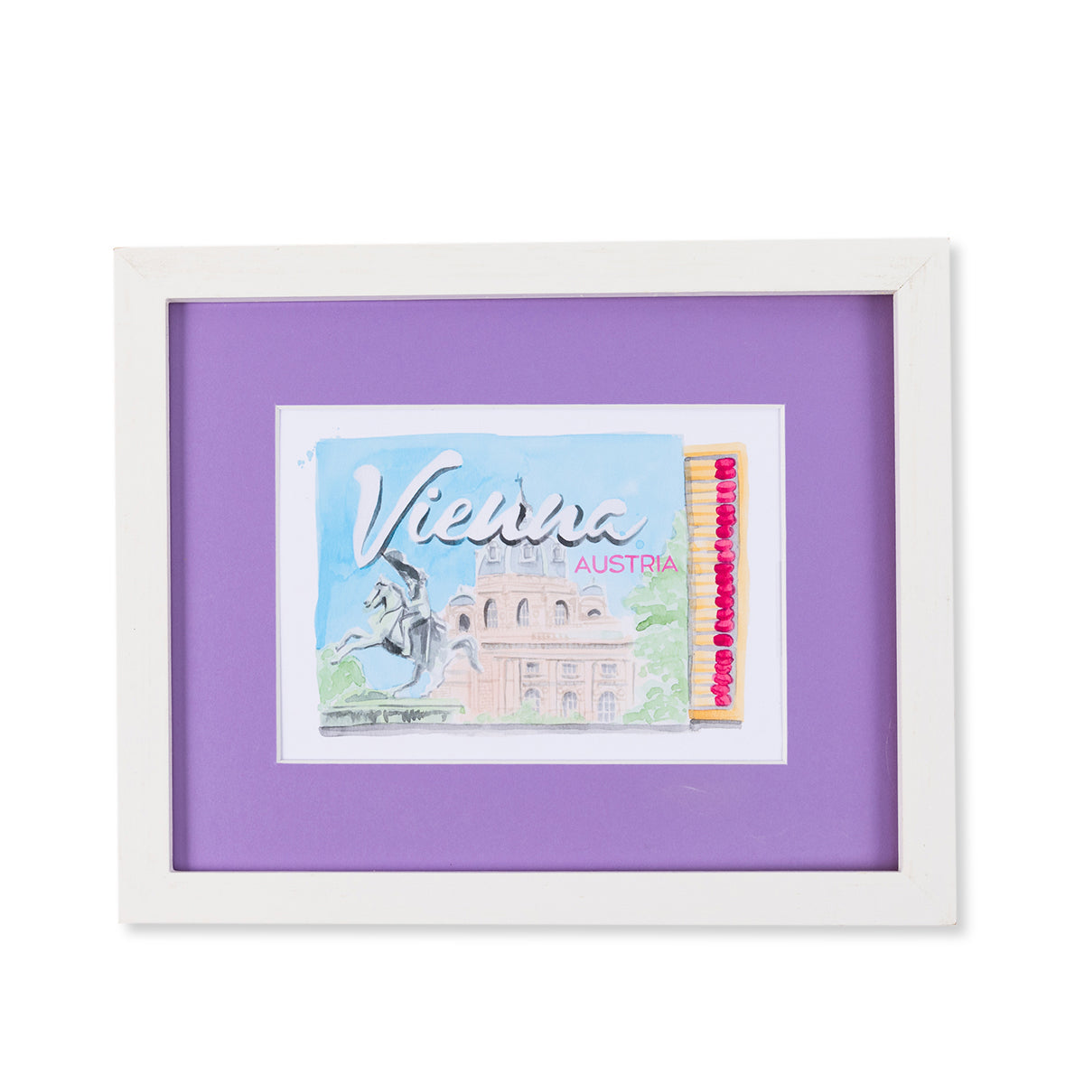 Vienna Matchbook Art Print