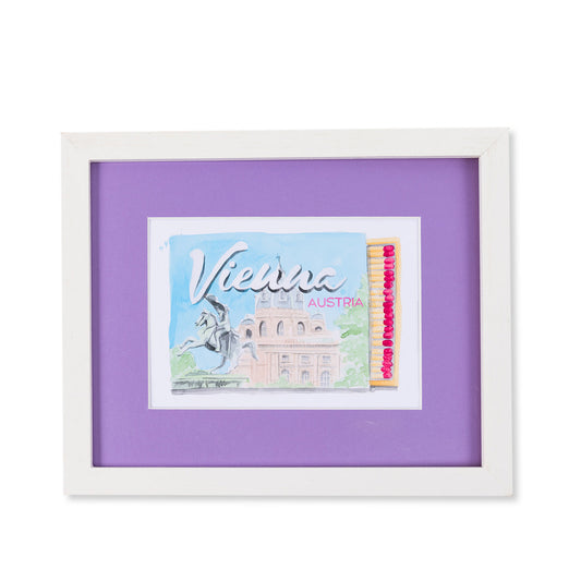 Vienna Matchbook Art Print