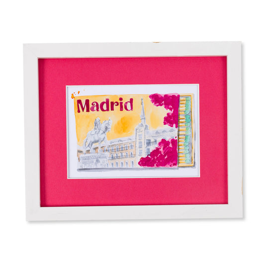 Madrid Matchbook Art Print