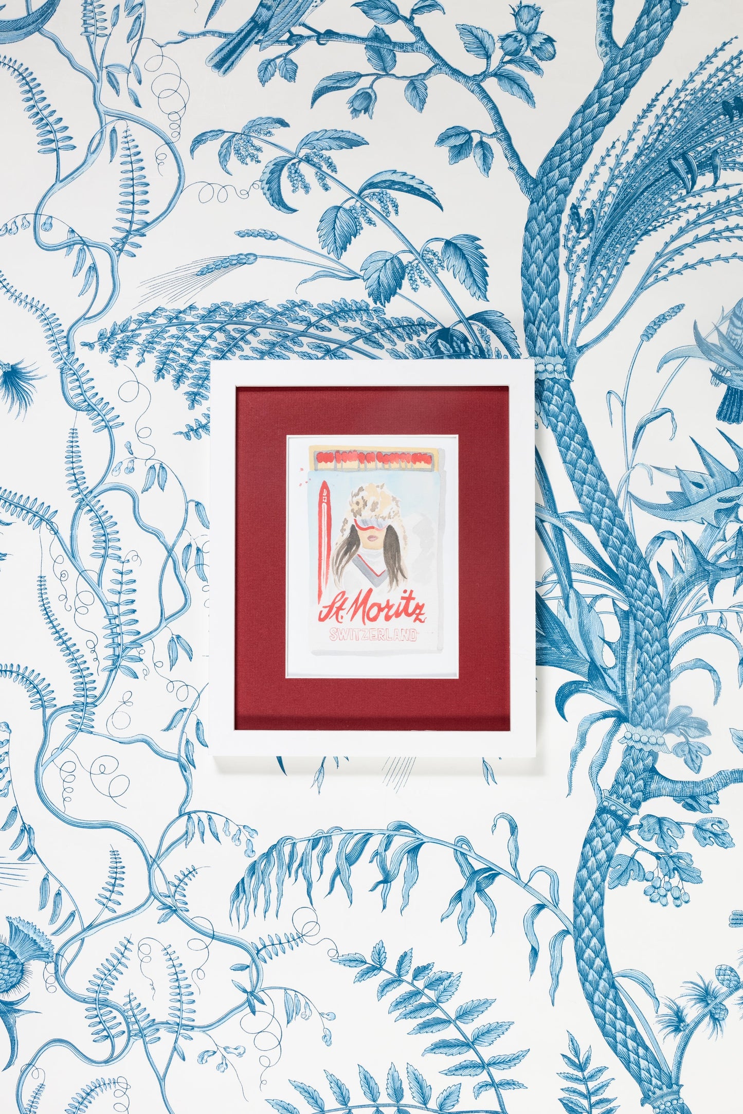 St. Moritz Matchbook Art Print
