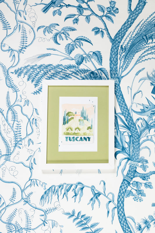 Tuscany Matchbook Art Print