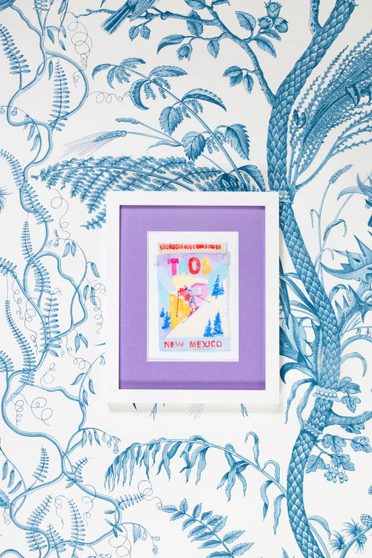 Taos Matchbook Art Print