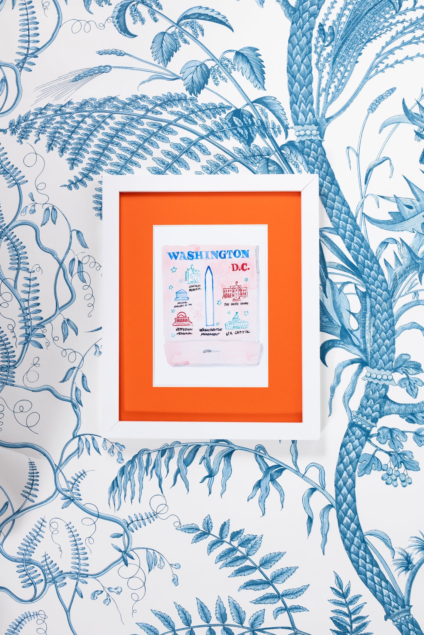 Washington D.C. Matchbook Art Print