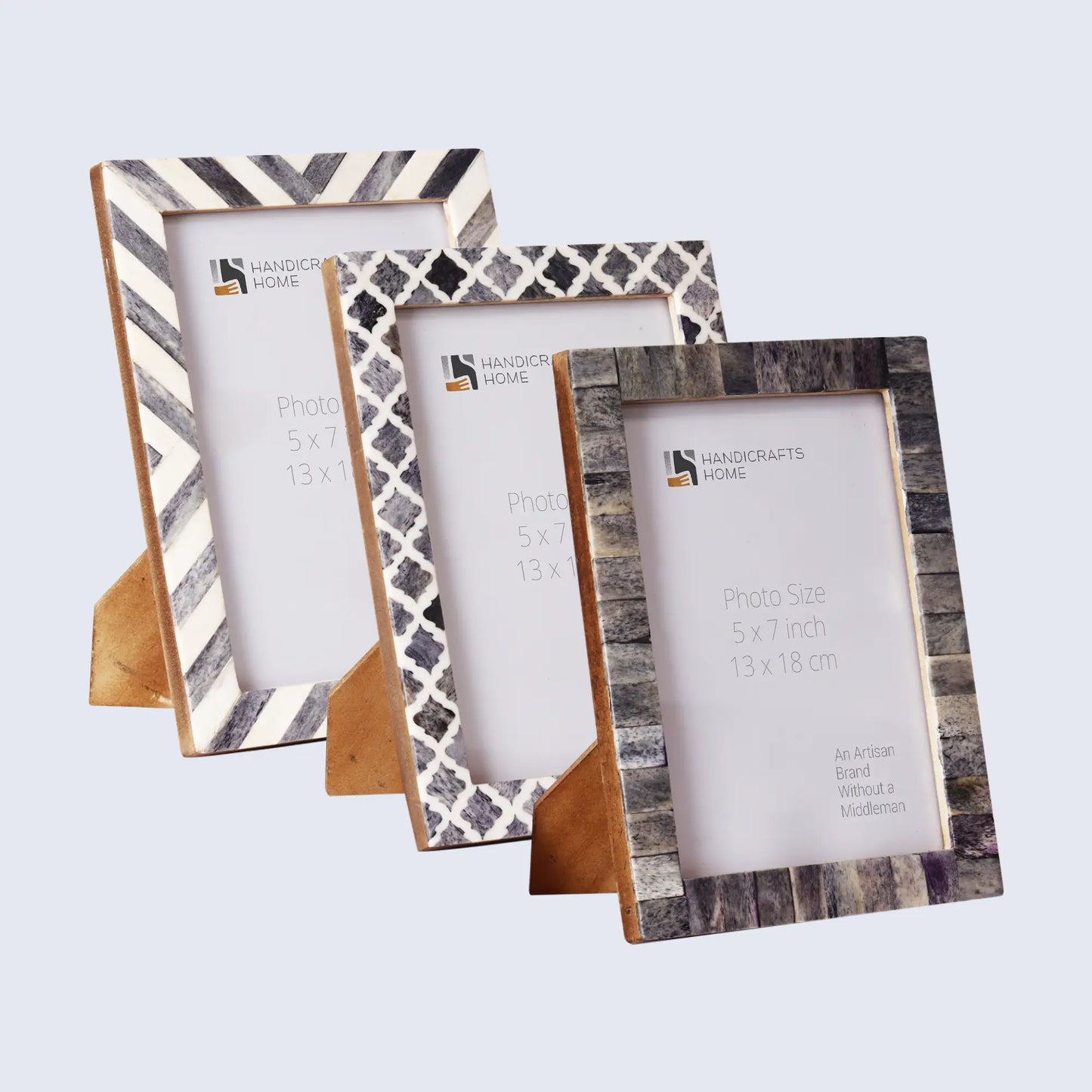 5x7 Picture Frames Combo Pack of 3- Winter Collection