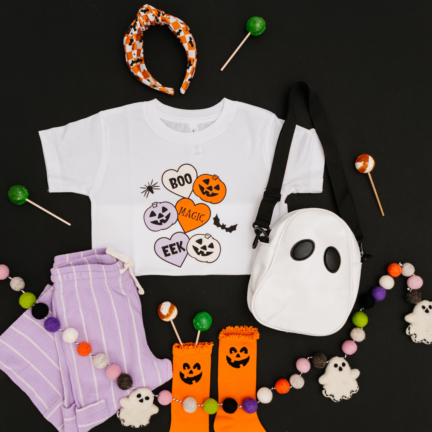 Candy Hearts Halloween Tee