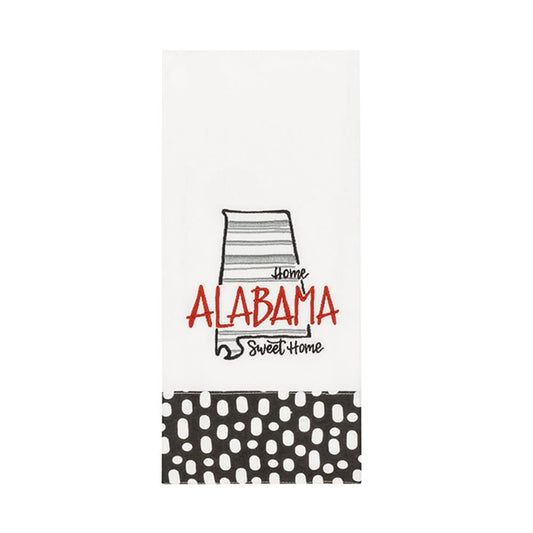Paño de cocina de algodón Home Sweet Home Alabama
