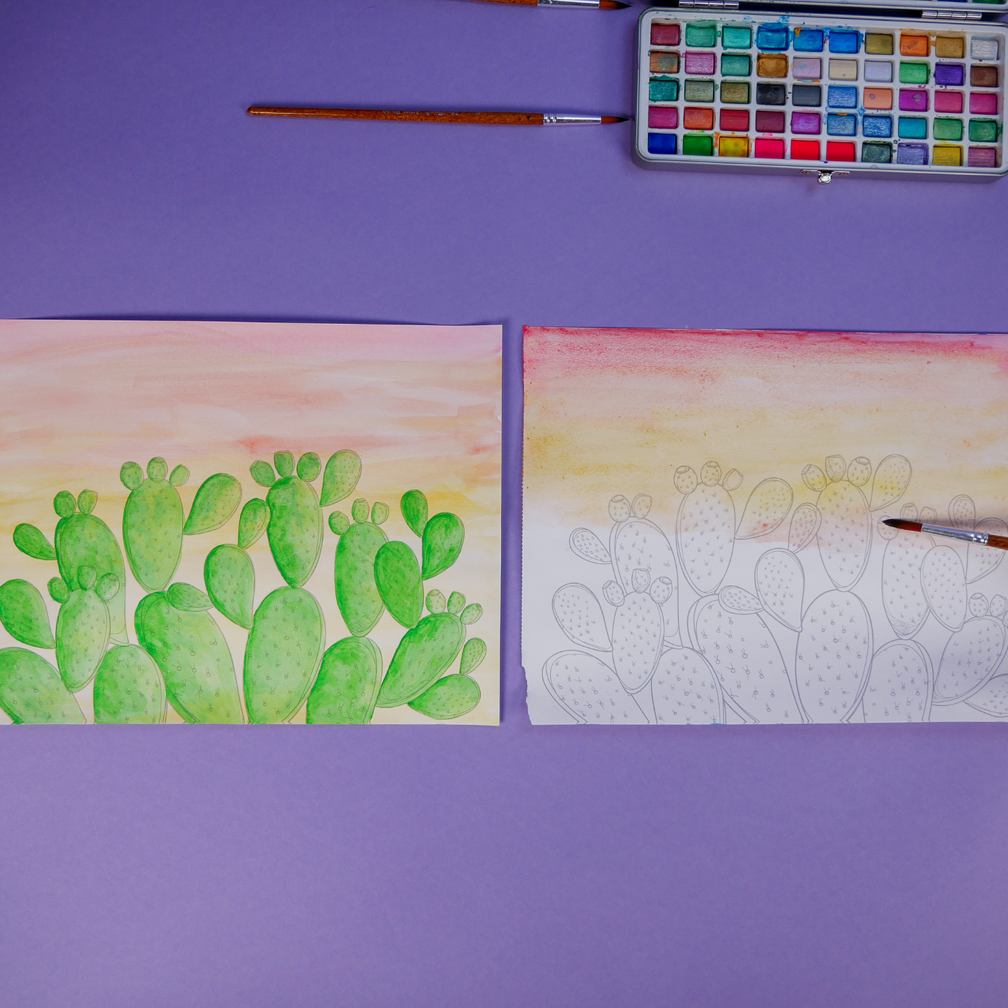 Watercolor Workbook Kit