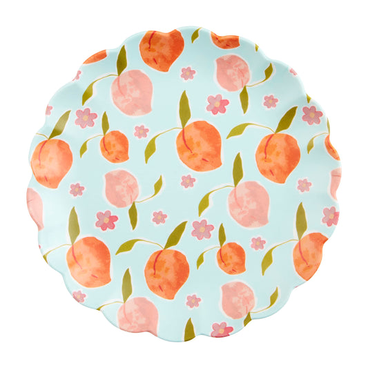 Plato de melamina Mud Pie Peach