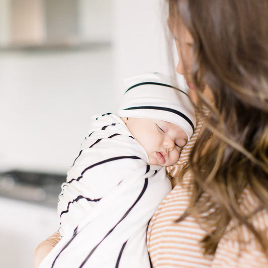 Forever™ Swaddle + Hat Sets: Assorted Colors