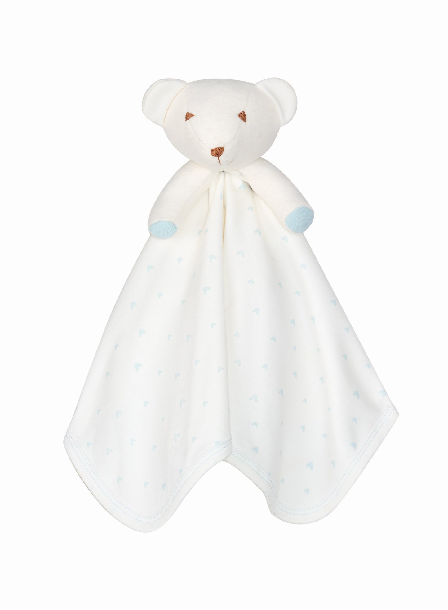 Bear Blanket Friend - Blue Hearts