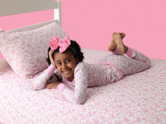 ROSEWOOD TOILE DREAM TWIN SHEET SET