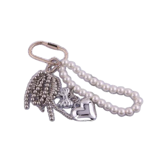 Classy Silver Bag Charm