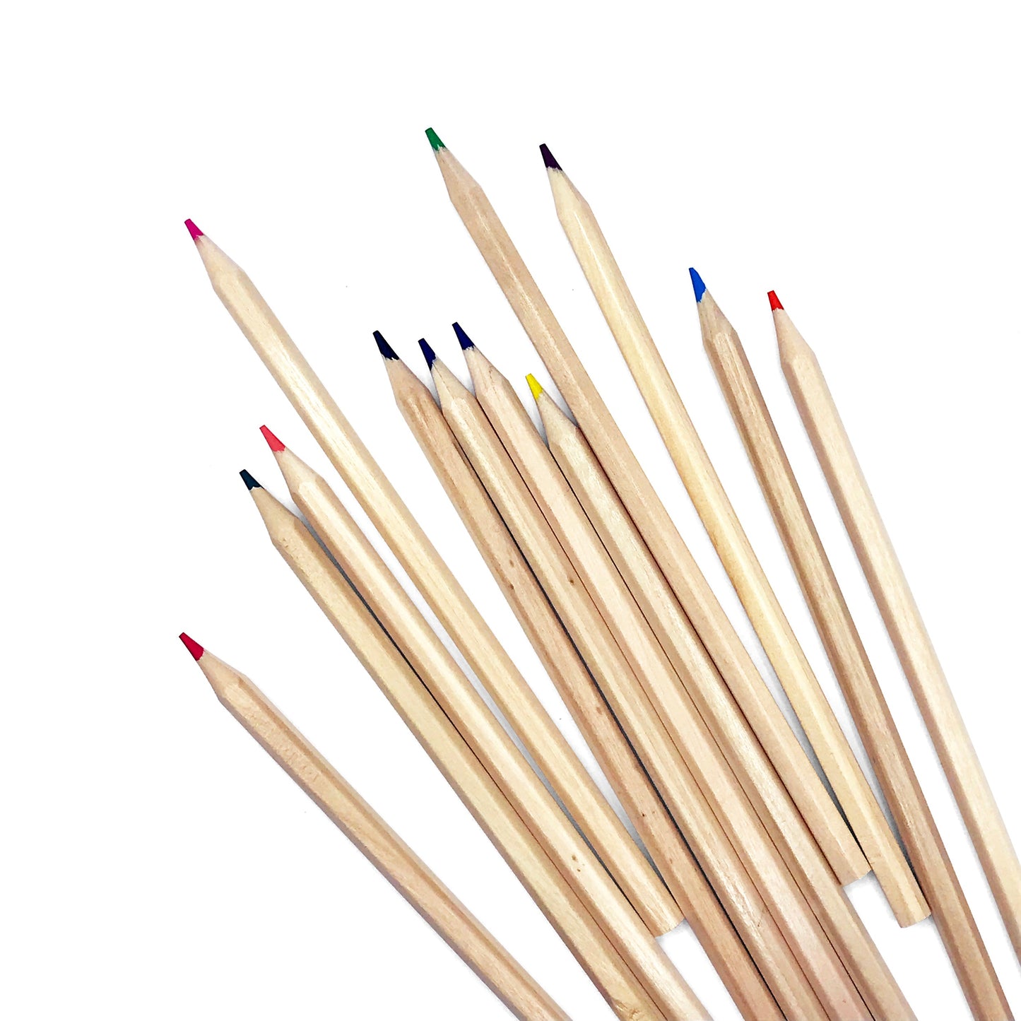 Colored Pencils – Tall & Travel Size – 12 Pack