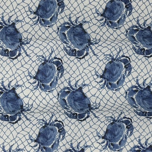 Servilletas con diseño de cangrejo, diseño costero, papel para cóctel, diseño náutico, azul y rojo, con langosta de Nueva Inglaterra