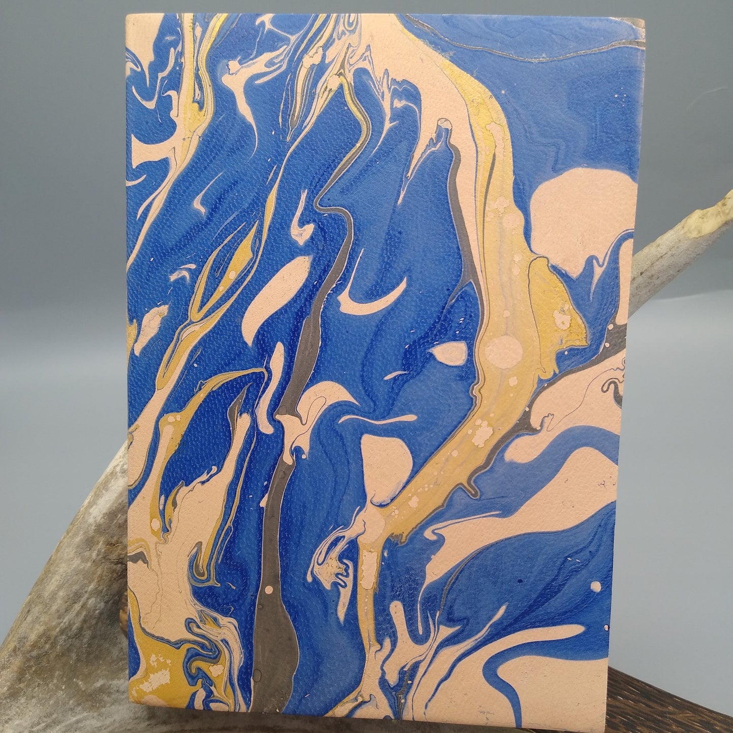 Marbled Leather Journal
