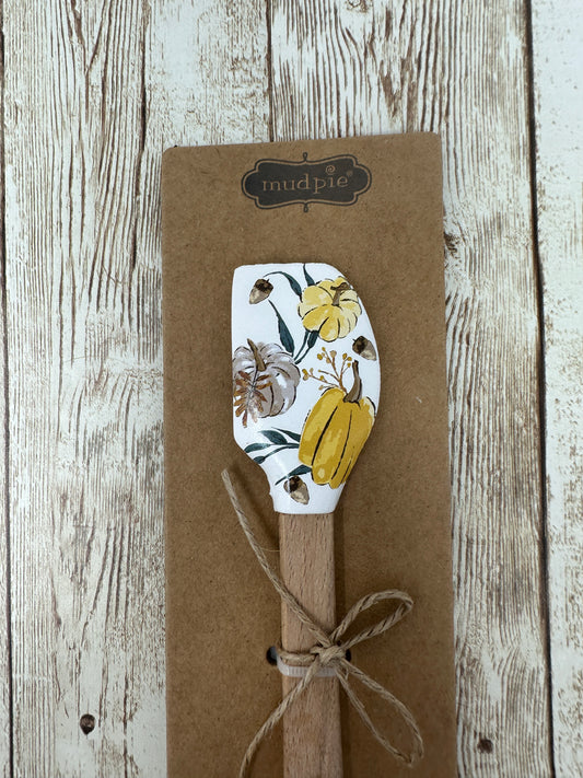 Mini espátula de calabaza blanca