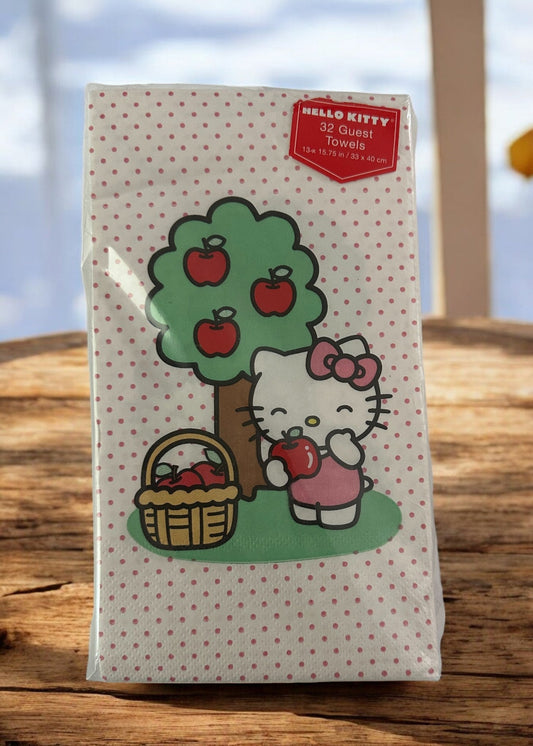 Paquete de servilletas de Hello Kitty Sweetest Apple Servilletas para cócteles e invitados de color rosa Orchard