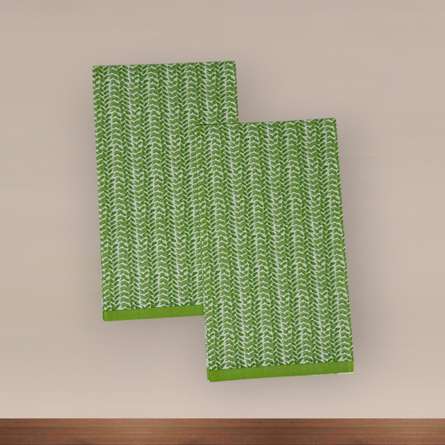 Servilletas con hojas verdes de primavera para decoupage Papel para invitados verde y blanco Manualidades