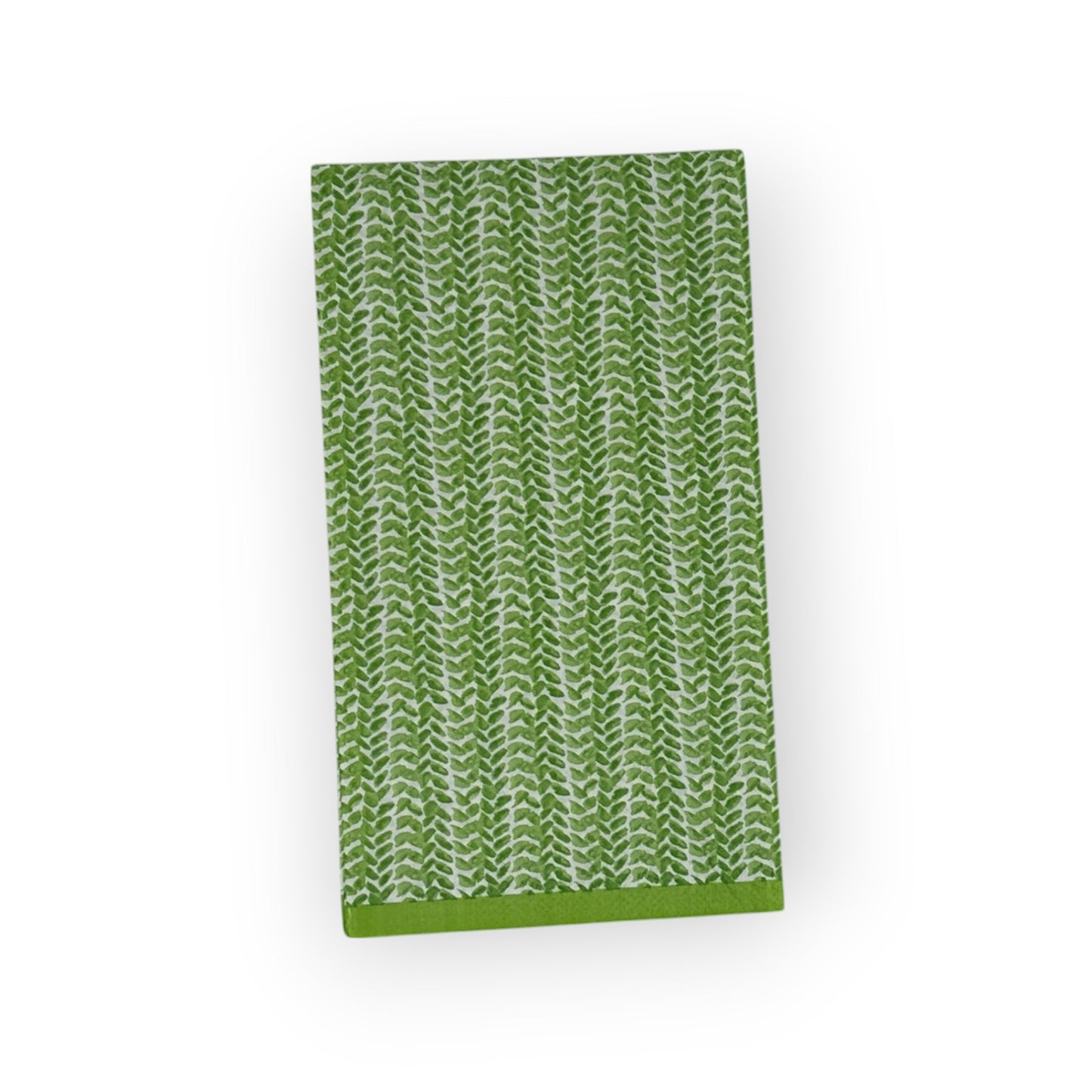 Servilletas con hojas verdes de primavera para decoupage Papel para invitados verde y blanco Manualidades