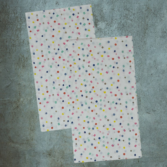 Servilletas con decoupage de margaritas de primavera, papel para invitados en azul, amarillo y blanco