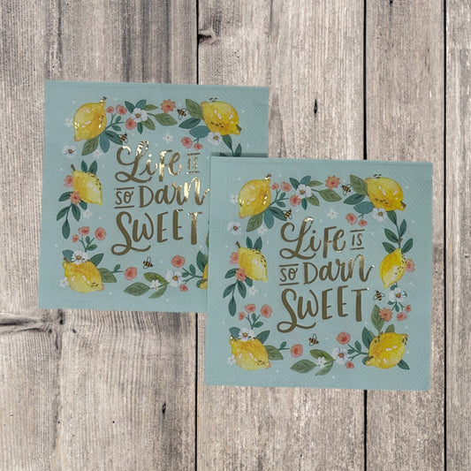 Cosecha de otoño Acción de Gracias Girasoles Bayas DOS servilletas de cóctel para decoupage