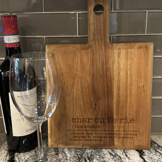 Tabla de cortar de madera decorativa para adultos con embutidos, regalo para anfitriona