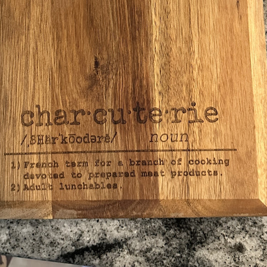 Tabla de cortar de madera decorativa para adultos con embutidos, regalo para anfitriona