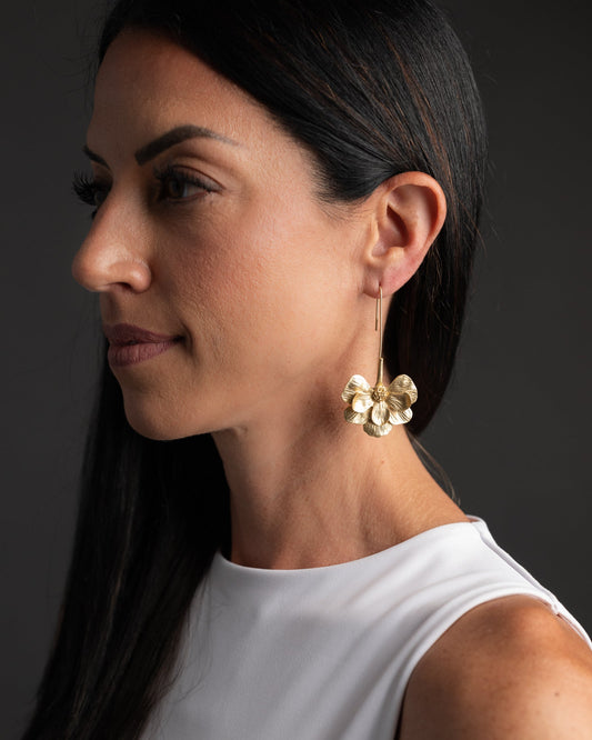 Hanging Dogwood Earrings