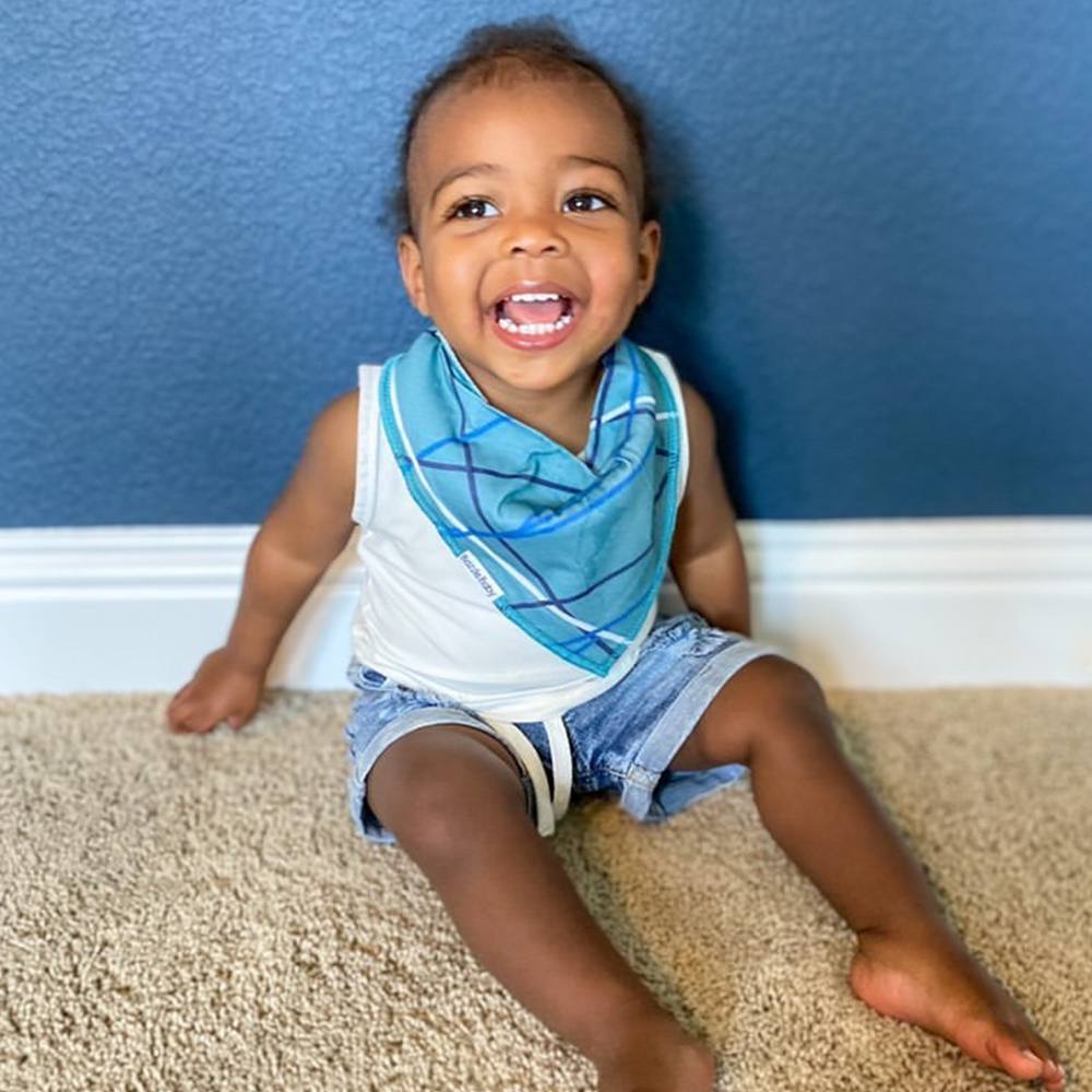 Max Organic Bandana Bib 4-Pack