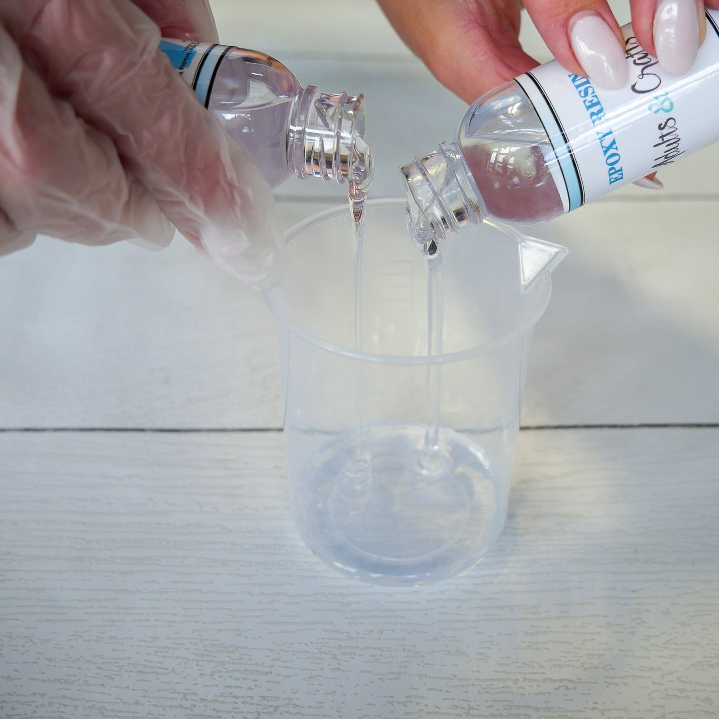 Holiday Marbled Resin Wood Board