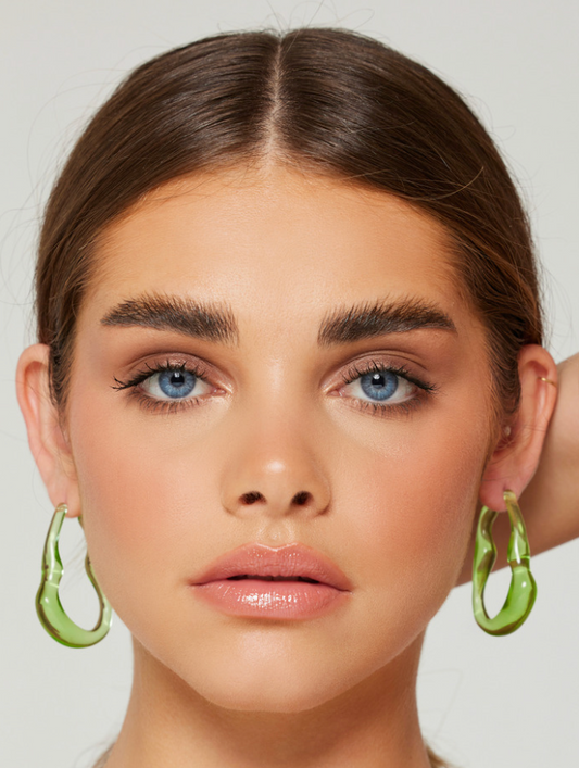 Abstract Clear Hoop