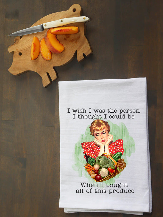 Bought All This Produce Kitchen Towel