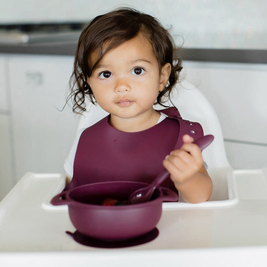 Foodie® Suction Bowls with Lid + Spoon: Assorted Colors