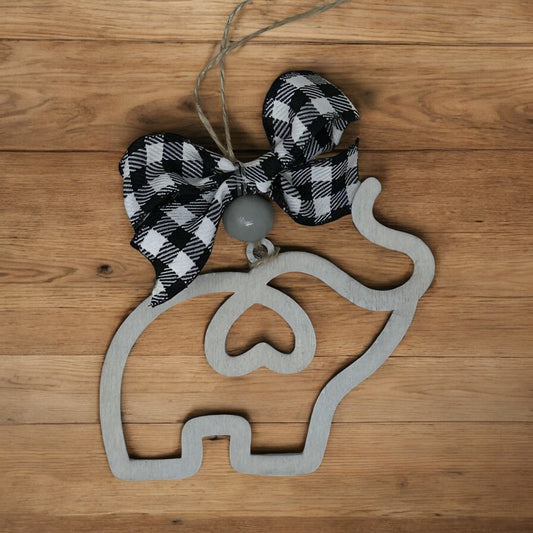 Adorno para coche con forma de elefante con el vínculo inquebrantable de las mejores amigas de la hermandad