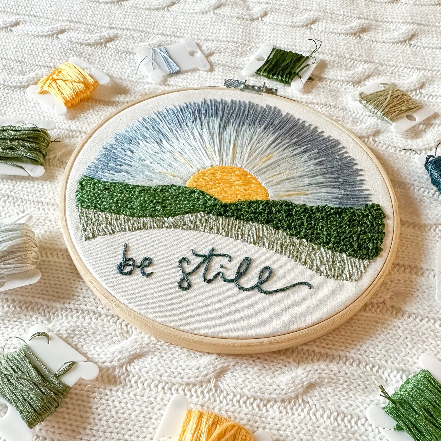 Be Still Embroidery Kit