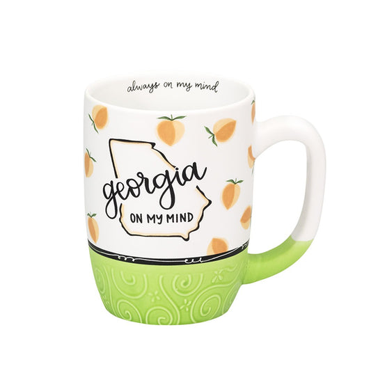 Taza de café Georgia siempre en mi mente