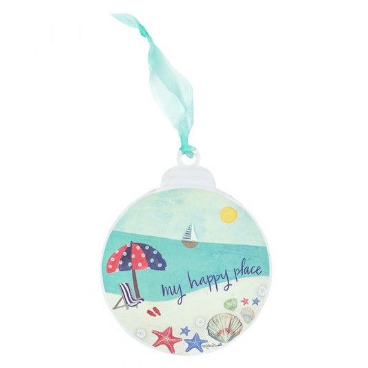 Adorno navideño junto al mar My Happy Place