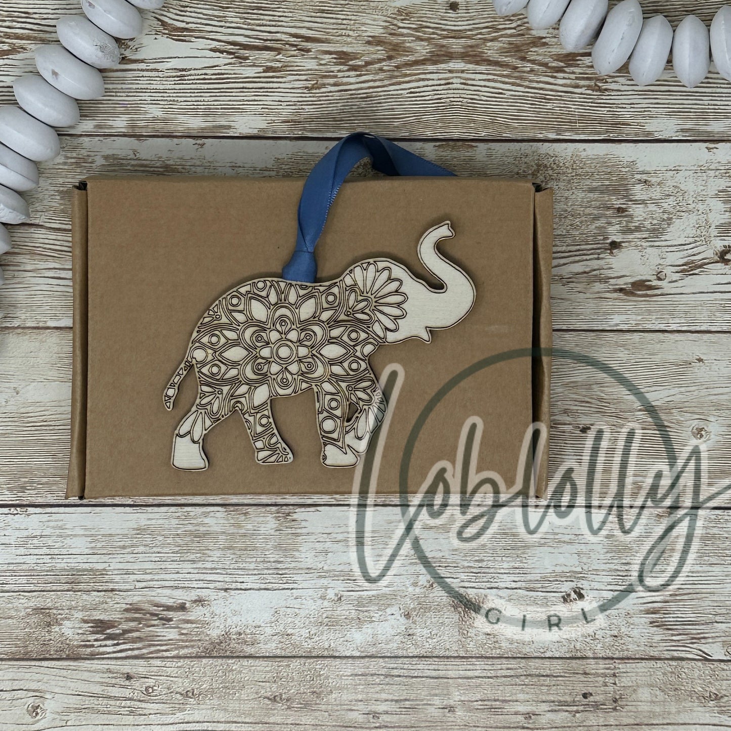 Sisterhood Best Friends Unbreakable Bond Mandala Elephant Ornament