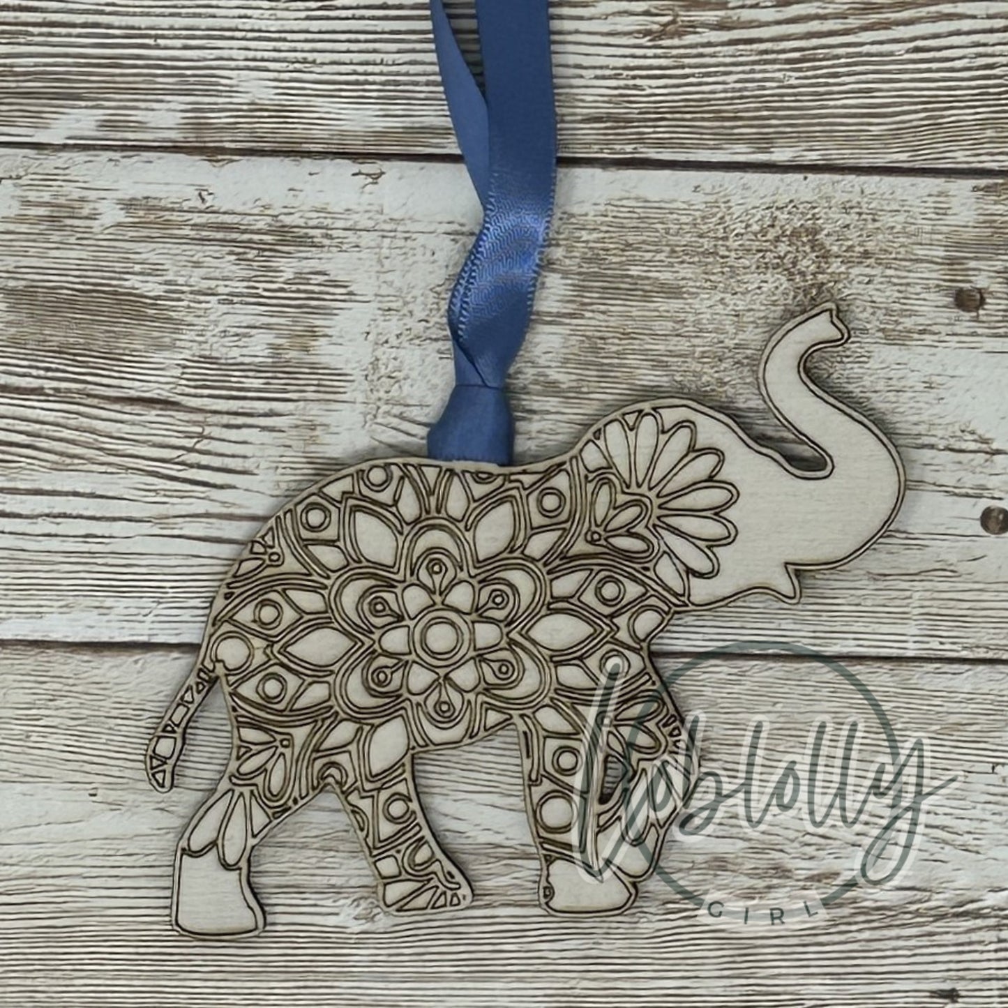 Sisterhood Best Friends Unbreakable Bond Mandala Elephant Ornament